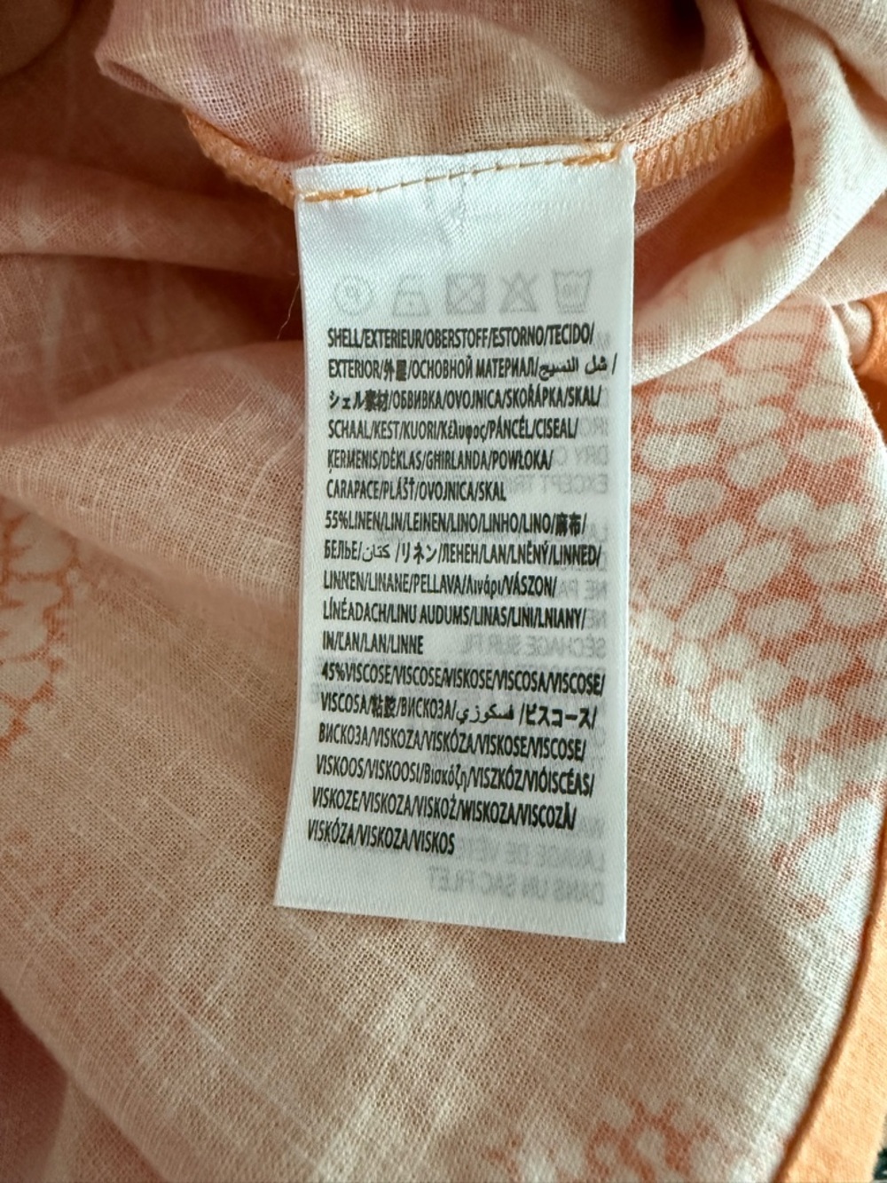 Farm Rio x Anthropologie Linen Blend Strapless
Drop-Waist Maxi Dress in Aurora - Picture 12 of 12